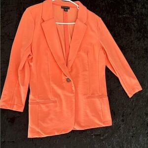 Metaphor Vibrant Coral Blazer